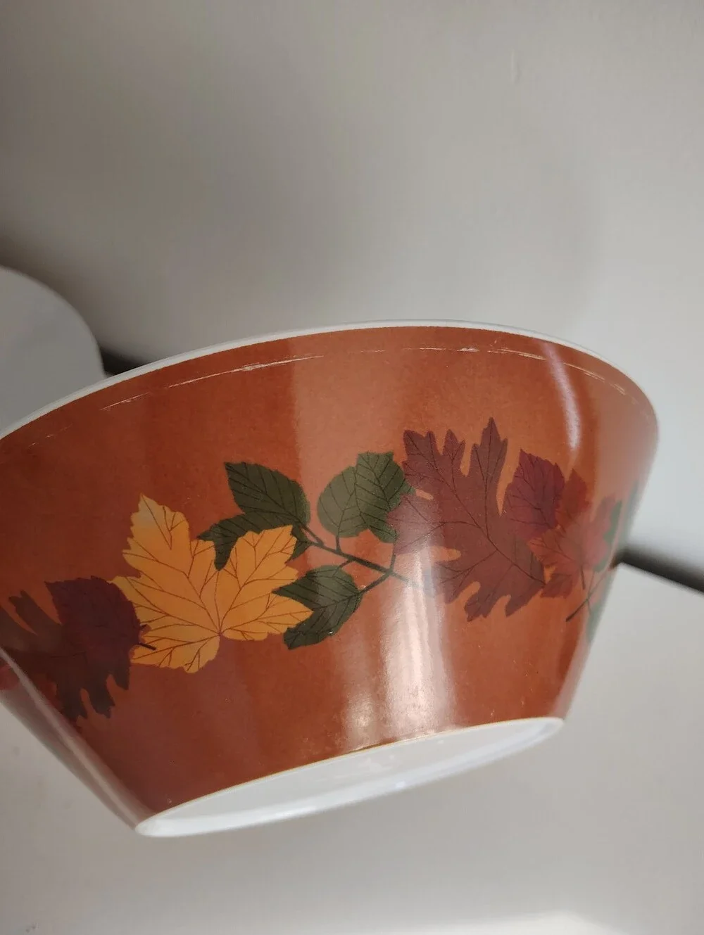 Essex Melamine Fall Autumn Leaves Serving Platter 2 Bowls 3 Pc Set